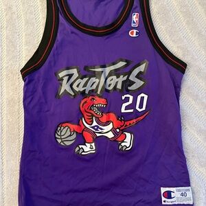 Champion Raptors Purple Basketball Jersey
